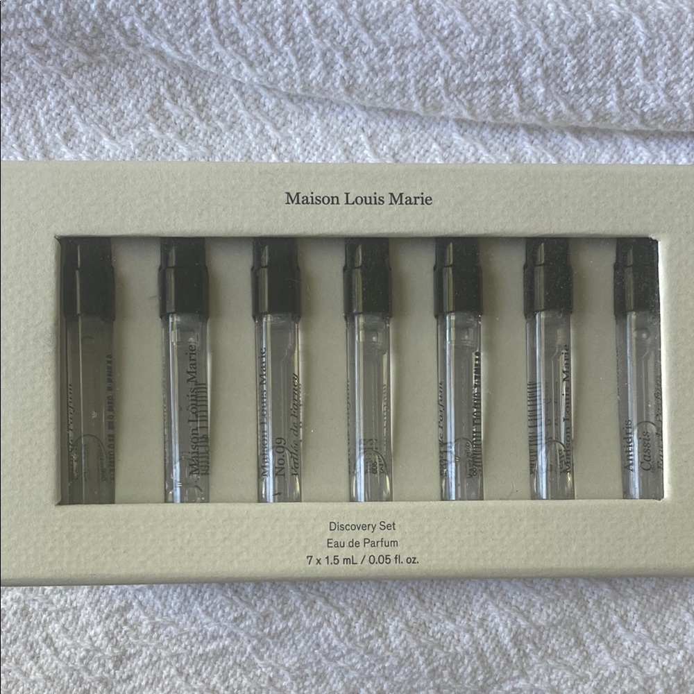 Perfume sampler Maison Louis Marie